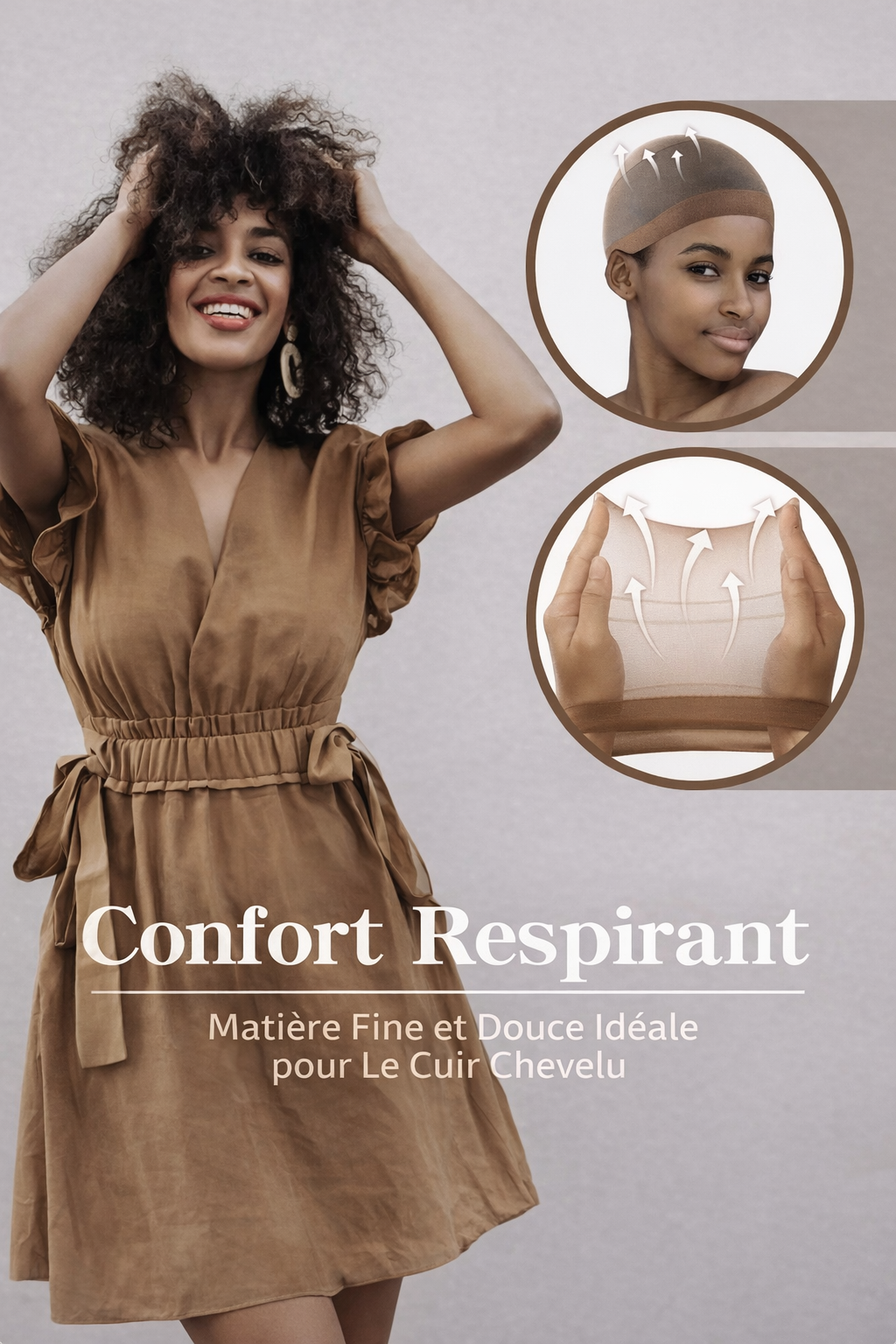 Bonnet pour Perruque – Confort Invisible