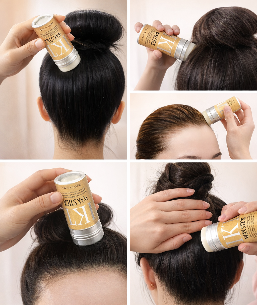 Stick Cire Coiffante pour Cheveux – Contrôle des Frisottis