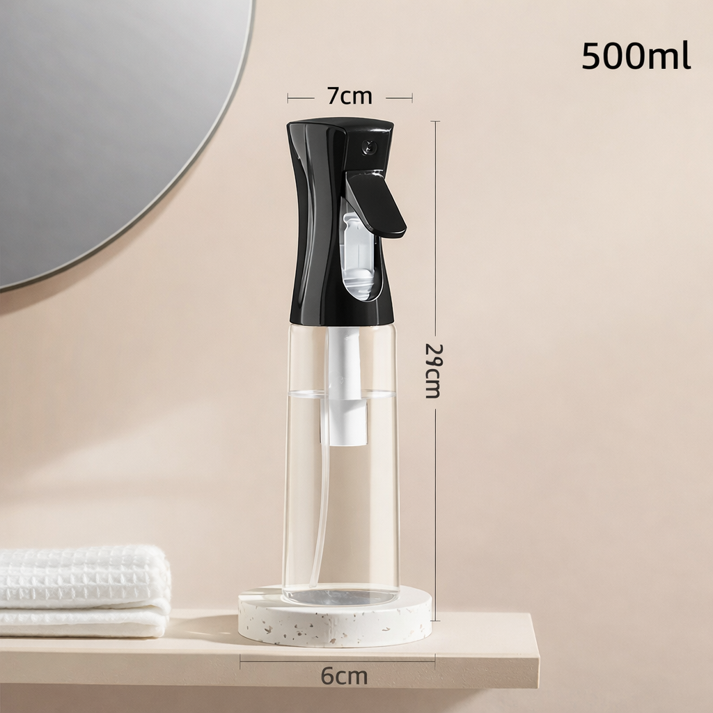 Flacon Spray Continu – Brume Fine pour Cheveux