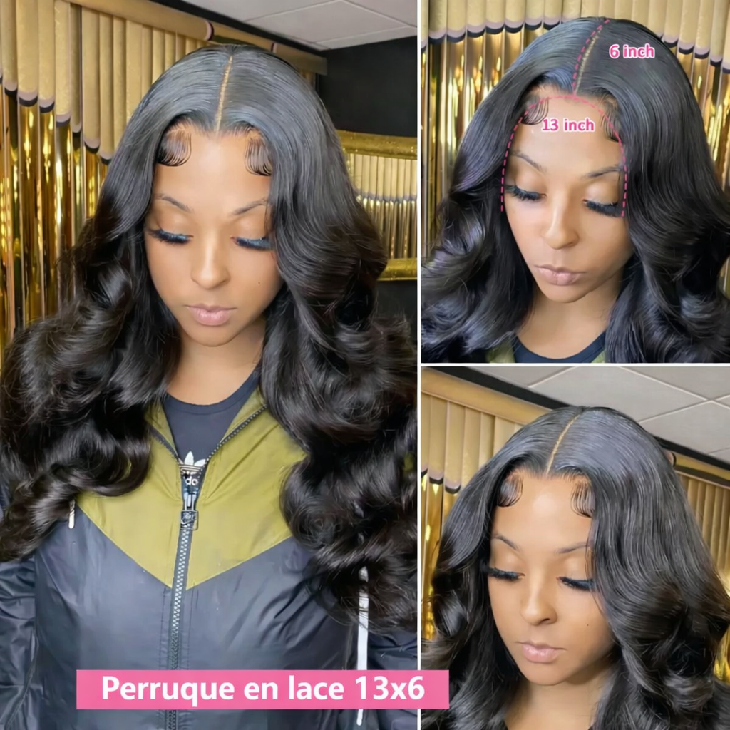 Perruque Body Wave HD Lace 5X5 Glueless 13x4 / 13x6 – Cheveux Humains