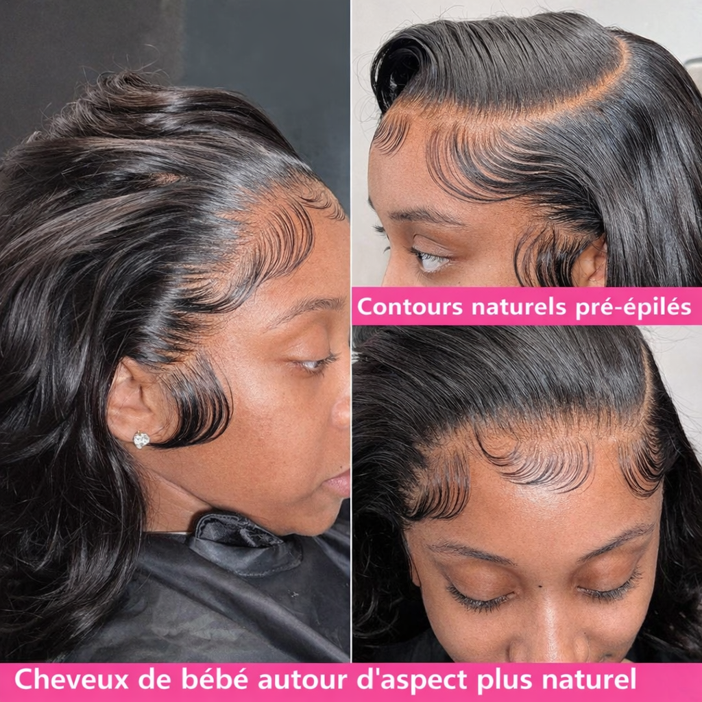 Perruque Body Wave HD Lace 5X5 Glueless 13x4 / 13x6 – Cheveux Humains
