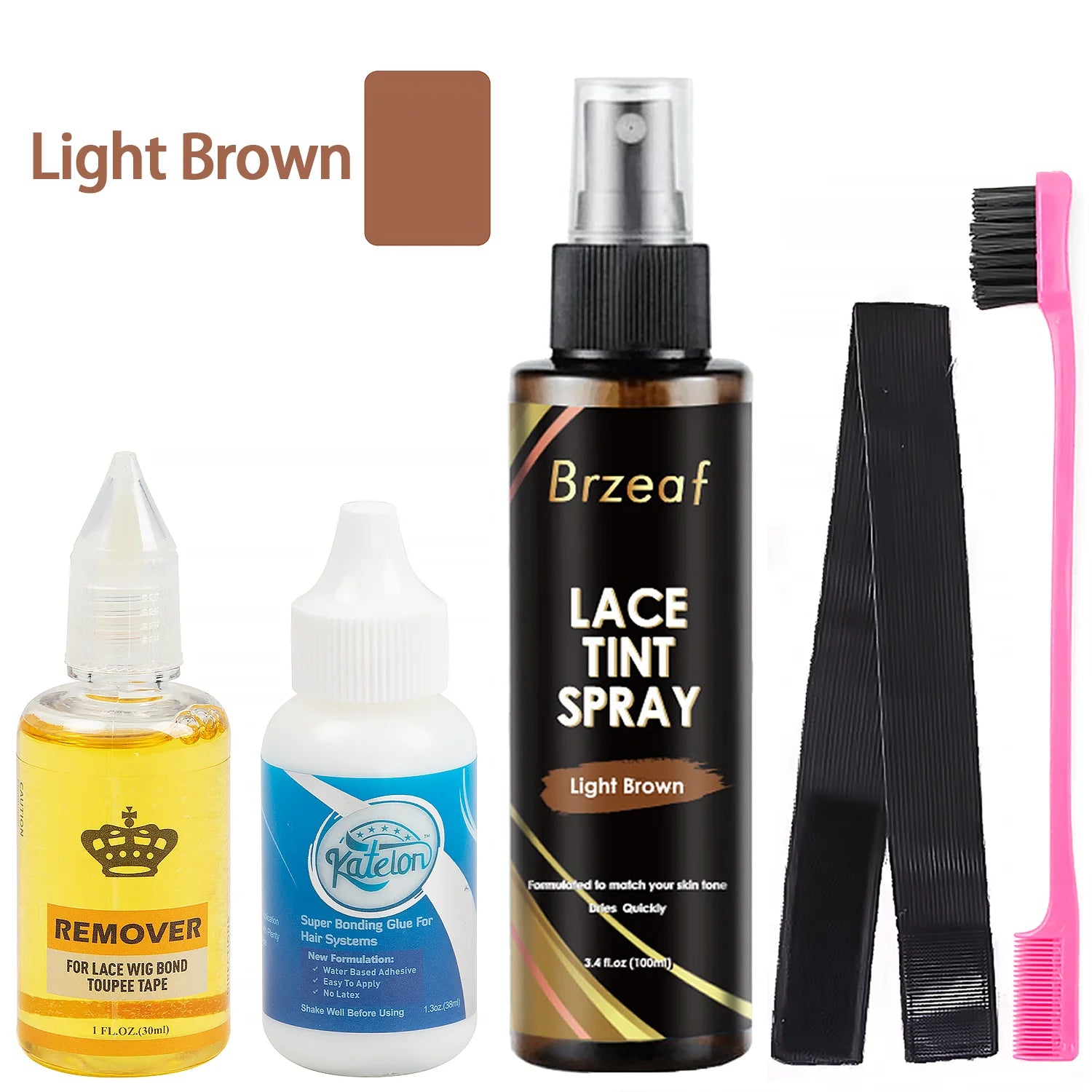 kit installation Perruque avec spray teinté