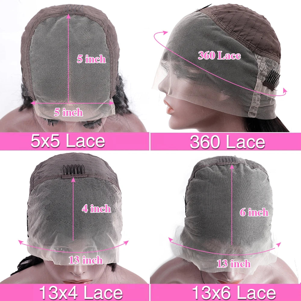 Perruque Body Wave HD Lace 5X5 Glueless 13x4 / 13x6 – Cheveux Humains