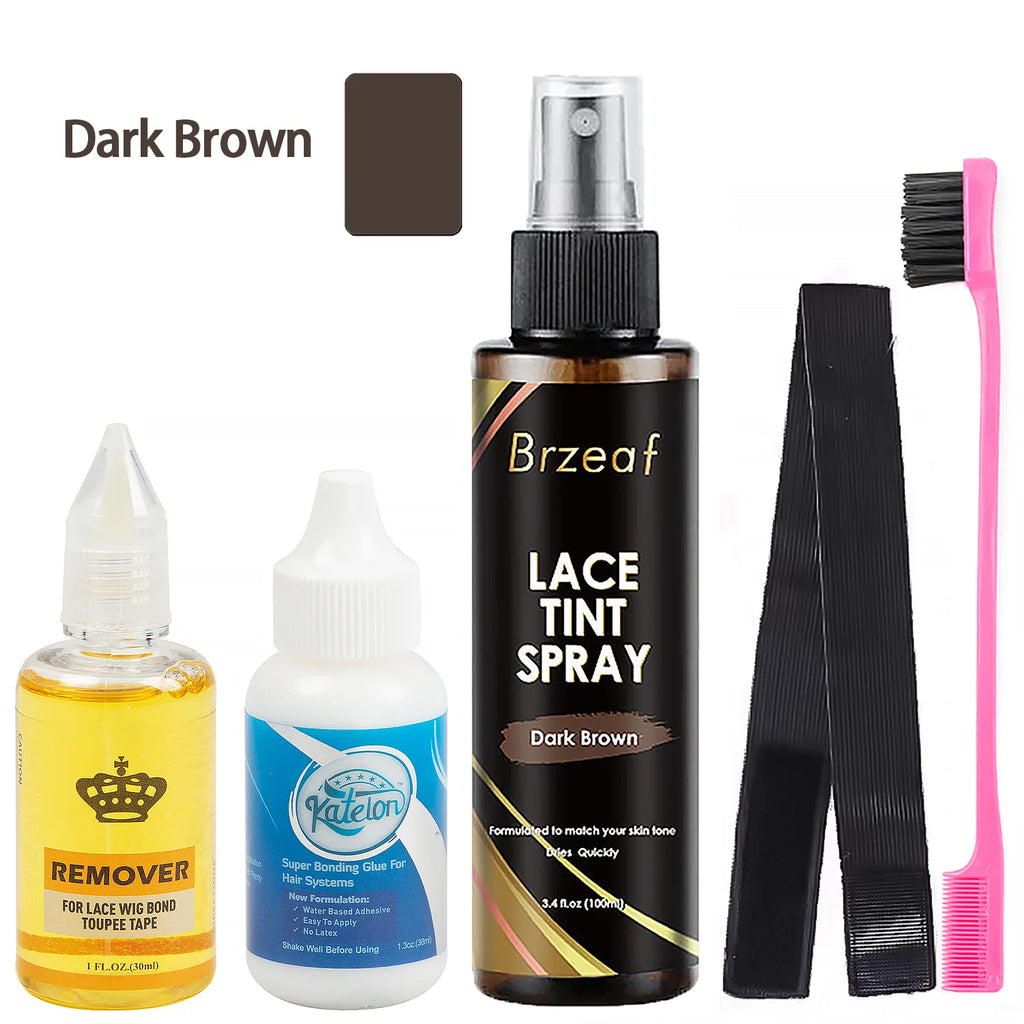 kit installation Perruque avec spray teinté