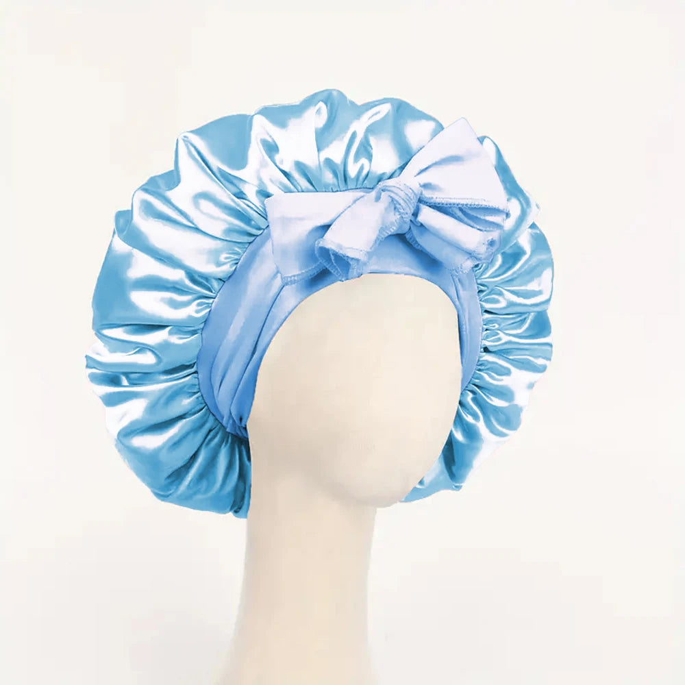 Bonnet en Satin Réglable – Protection des Cheveux Nuit