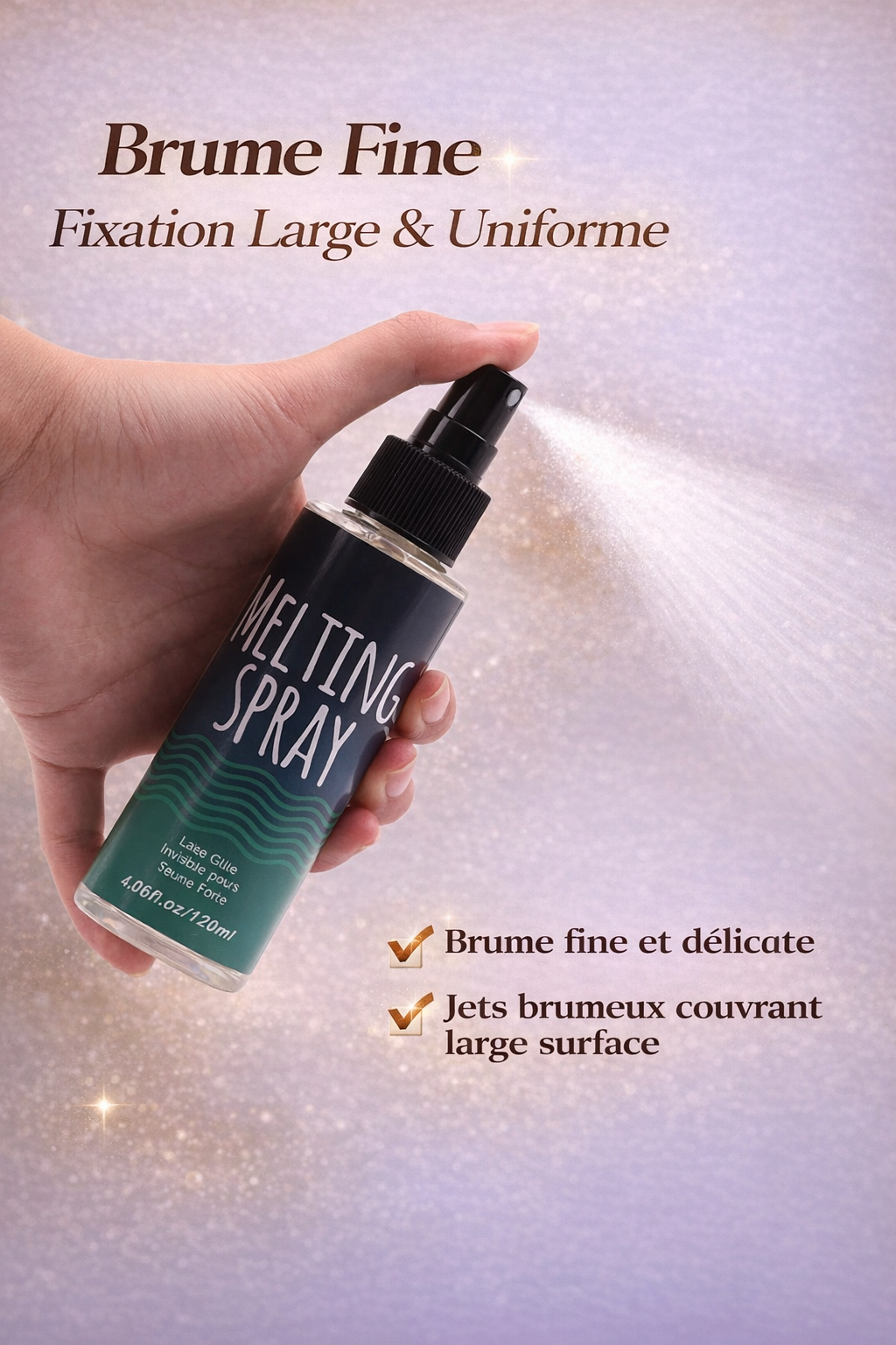 Spray Lace Melting 120 ml – Fixation Invisible pour Perruque