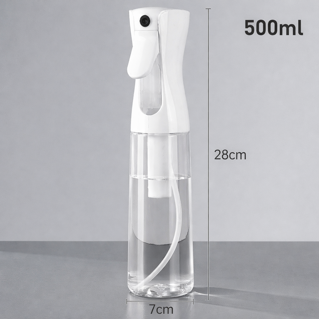 Flacon Spray Continu – Brume Fine pour Cheveux